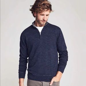 Faherty Sconset Pullover Navy Heather